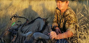 Ben Bouwer with Blue Wildebeest