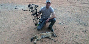 Johan Liebenber with his Impala and Springbuck